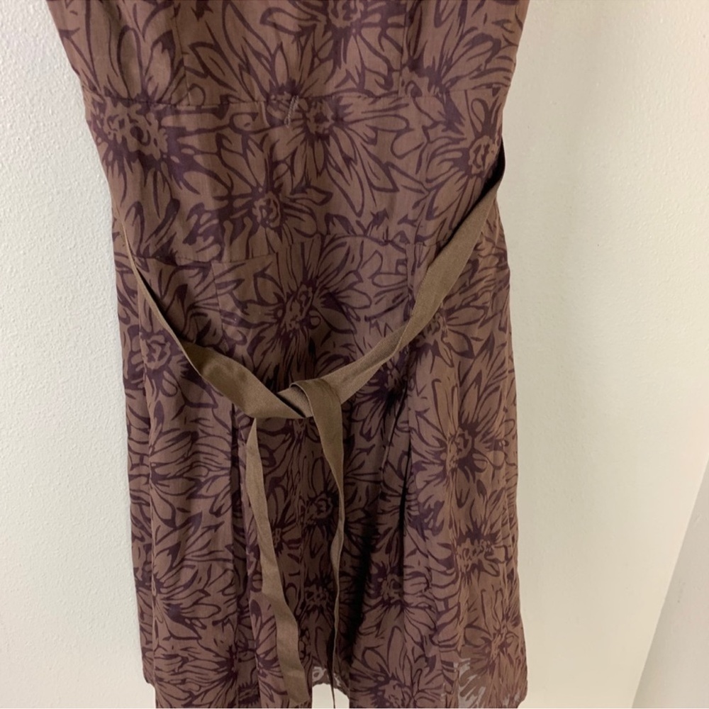 Casual Chic Summer Essential: Rabbit Rabbit Rabbit Designs Brown Dress - Size 8 - Picture 3 of 7